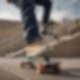 A skateboarder showcasing the Adi Ease shoe in action on a ramp