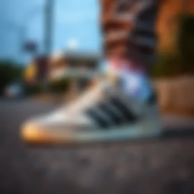 Adidas LA Trainers in Contemporary Fashion Stylish Adidas LA Trainers paired with contemporary streetwear