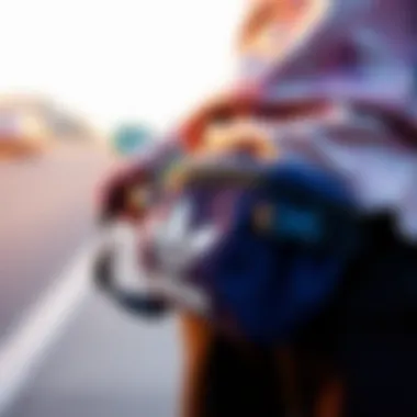 Adidas waistpack showcasing a vibrant skateboarding aesthetic