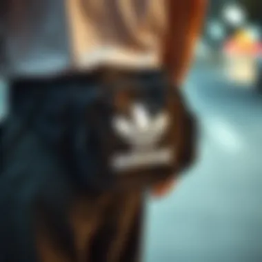 Diverse styles of adidas waistpacks suitable for various skateboarding looks