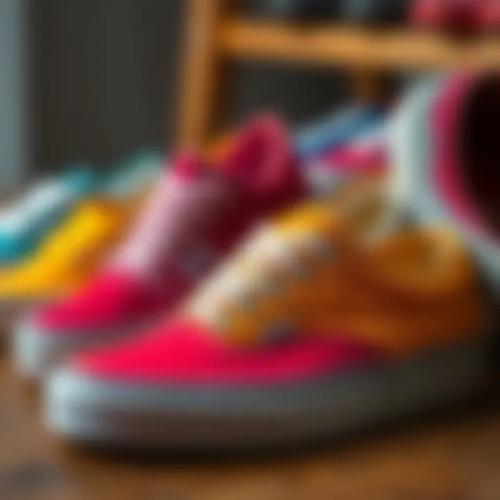 Collection of Affordable Vans Shoes A collection of budget-friendly Vans shoes in various colors