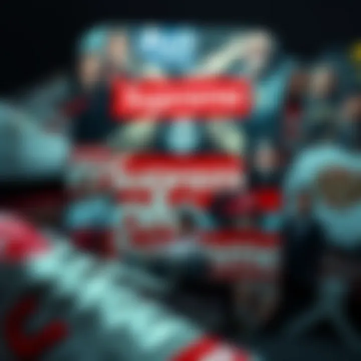 Supreme's Collaborative Influence A collage of Supreme's influential collaborations with artists and brands.