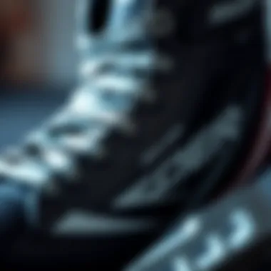 Close-up of Bauer 3X Pro materials