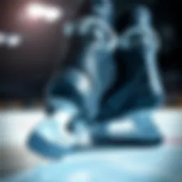 Detailed view of Bauer 3X Pro skate design