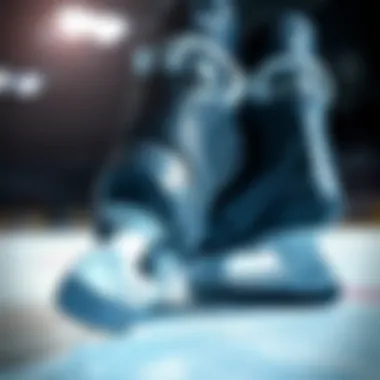 Detailed view of Bauer 3X Pro skate design