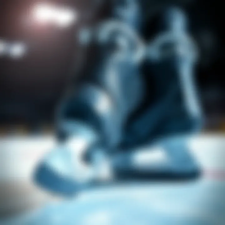 Detailed view of Bauer 3X Pro skate design