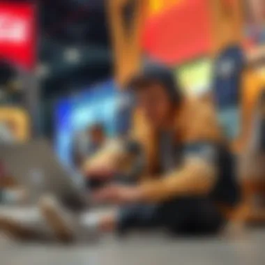 Fashionable Online Shopping Experience Shopping online for fashionable teen attire