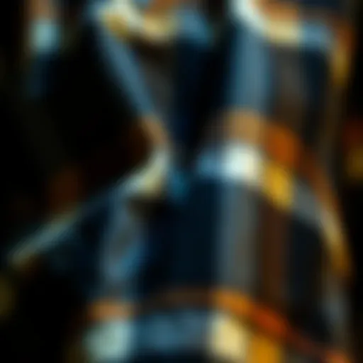 Brixton flannel jacket showcasing intricate fabric patterns