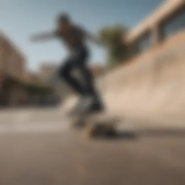 Group of skateboarders wearing Catiba Pro High shoes in an urban setting