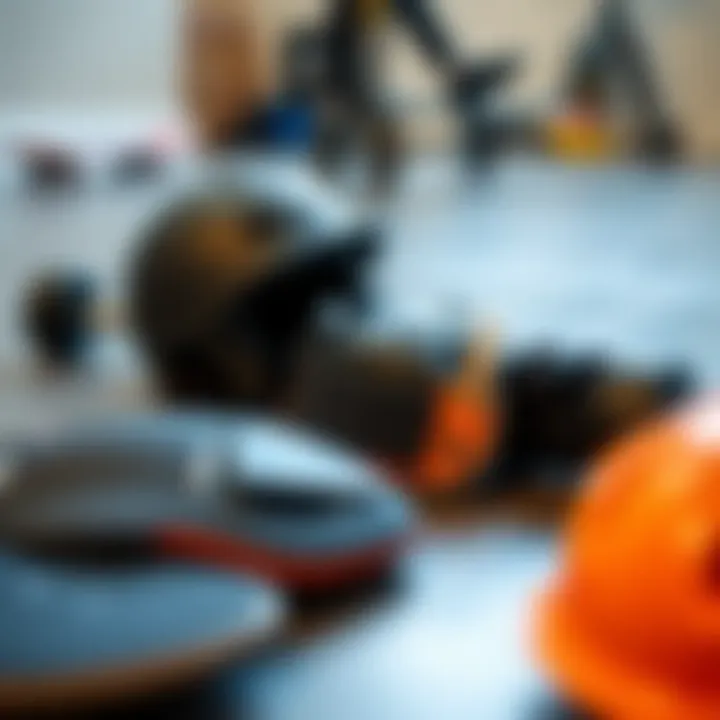 Essential Safety Gear for Beginners Safety gear including helmet and knee pads laid out on a floor