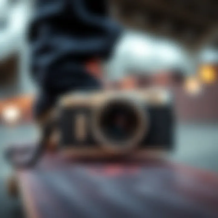 Portability Matters: Choose the Right Compact Camera Compact camera ideal for portability during skateboarding