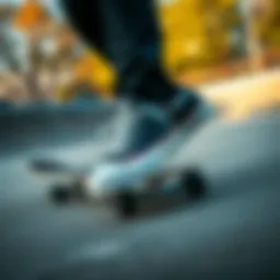 Chuck Taylor All Star Move Low in a skatepark setting