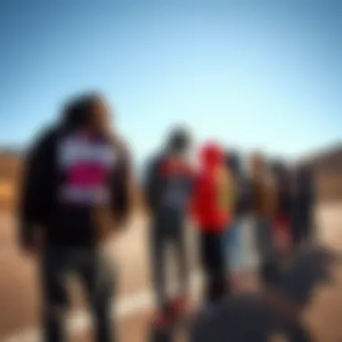 A collection of Vision Street Wear designs through the years