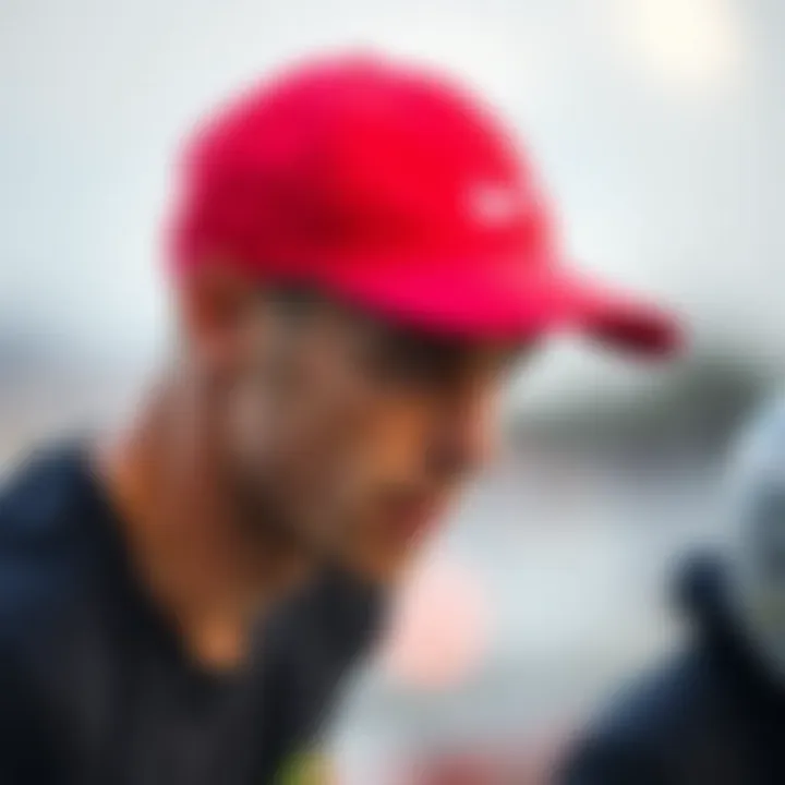 Nike Pro Skull Cap 2.0 in Action Nike Pro Skull Cap 2.0 worn during an athletic activity