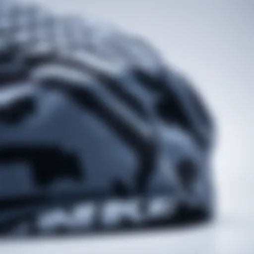 Fabric Texture of the Nike Pro Skull Cap 2.0 Close-up view of the Nike Pro Skull Cap 2.0 showcasing its fabric texture