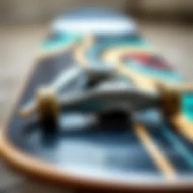 Key Features of Skateboard Decks Close-up of skateboard deck features