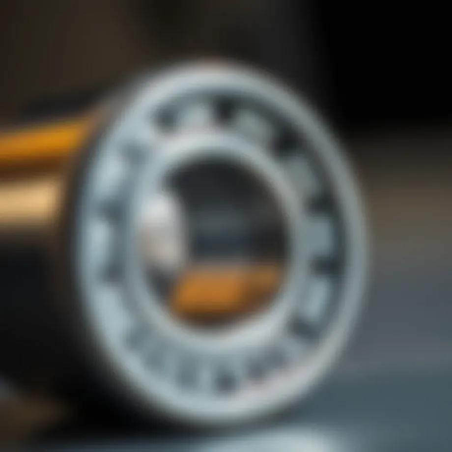 An intricate close-up of Cortina bearings showcasing their unique construction