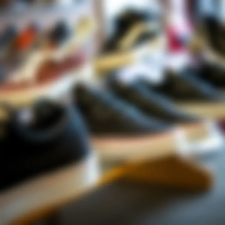 Stylish Options for Skateboarding Stylish discount skateboarding shoes displayed