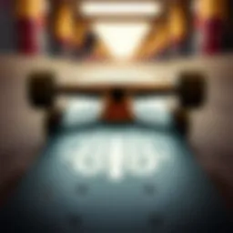 A vintage Element skateboard showcasing its iconic design