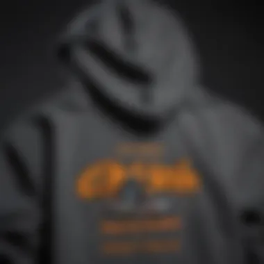 Quality Craftsmanship of Enjoi Hoodies Close-up of Enjoi hoodie fabric and stitching details