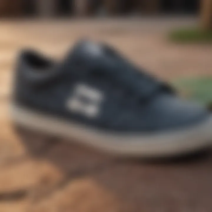 Etnies logo integrated into sustainable materials