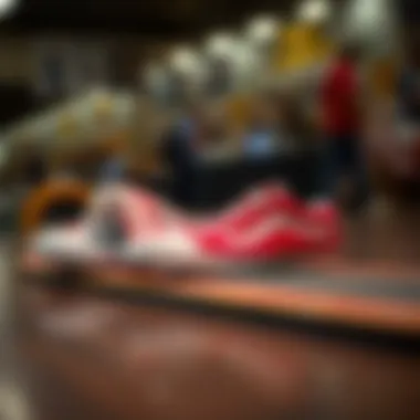 Graph depicting the evolution of skate shoes over time