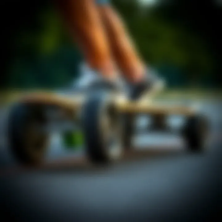 Performance of 70mm 78A Longboard Wheels Performance demonstration of 70mm 78A wheels on a longboard