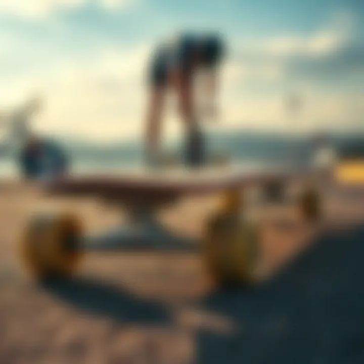 Essential Maintenance for Cruiser Longboard Decks Illustration depicting maintenance tips for cruiser longboard decks