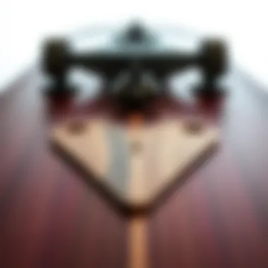 Quality Materials in Longboard Deck Construction Close-up of materials used in cruiser longboard decks highlighting quality craftsmanship