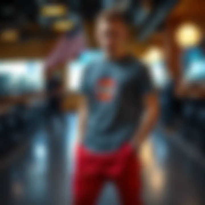 Casual outfit featuring Dickies slim fit pants in a trendy environment