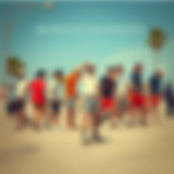 Decades of Style Evolution Historical collage illustrating the changing trends of shorts in skateboarding over the decades.