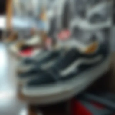Historical collage showcasing the evolution of Vans footwear