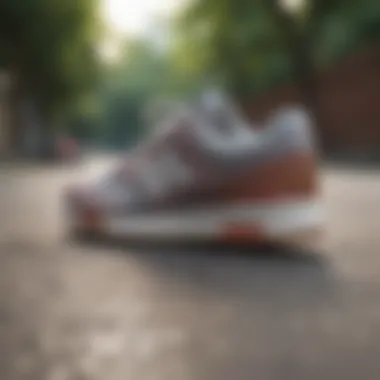 Innovative Design Elements Close-up of New Balance Low design features and materials