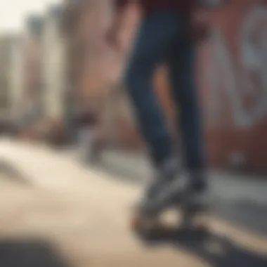 Community Insights on Skate Fashion Group of skaters discussing New Balance Low's impact on fashion