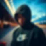 Dynamic athlete showcasing Nike performance gear