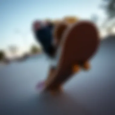 Solo skateboarding session highlighting the performance of Nike Nyjah 2