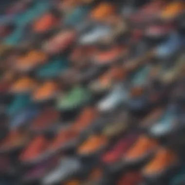 Diversity of Nike SB Colorways Vibrant Nike SB colorways showcasing diversity