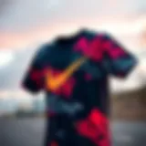 Dynamic Nike Shirt for Skateboarding Enthusiasts Dynamic Nike shirt showcasing skateboarding style