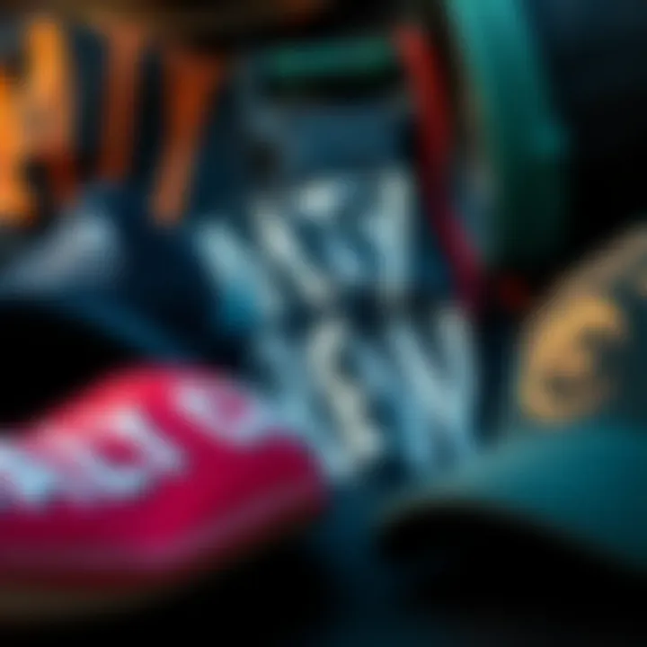 A close-up of innovative Salty Crew merchandise reflecting brand aesthetics