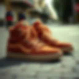 Historical representation of Sk8 Hi tops showcasing their origin.