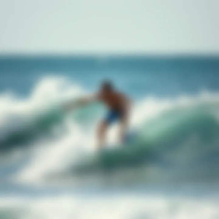 The Thrills of Surf Skating Dynamic surf skate session capturing the essence of the sport