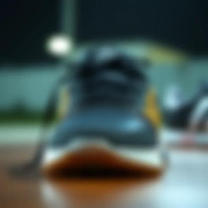 Intricate Design of adidas Minnie Sneakers Close-up view of adidas Minnie sneakers showcasing intricate design elements