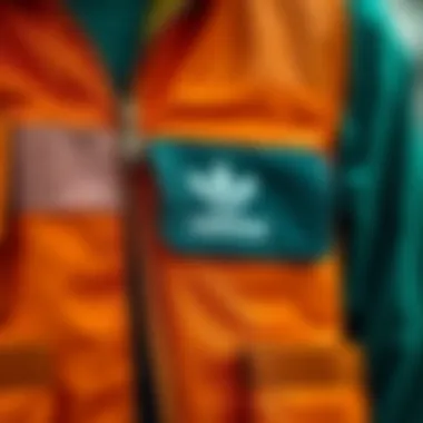 Premium Material and Stitching of adidas Utility Vest Close-up of the adidas Utility Vest showcasing its premium material and stitching.
