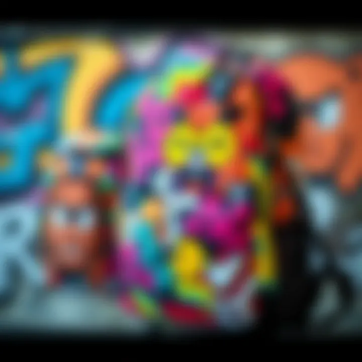 Artistry in Limited Edition Sprayground Backpacks Vibrant limited edition Sprayground backpack showcasing unique artistic designs