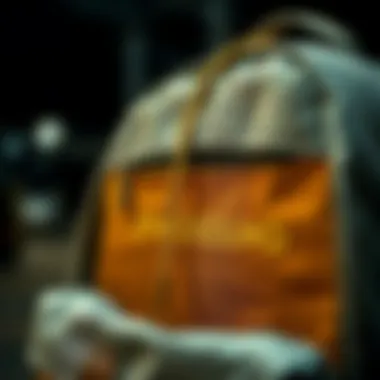 Craftsmanship Behind Sprayground Backpacks Detail shot of the craftsmanship in a Sprayground backpack, highlighting quality materials