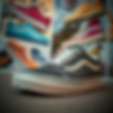 Mercon Vans in Skate Culture A collage of various Mercon Vans styles reflecting skate culture.