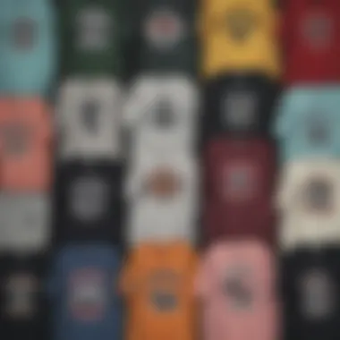 Diverse Designs of Anti Social Social Club Shirts A stylish layout of various Anti Social Social Club shirts highlighting different designs