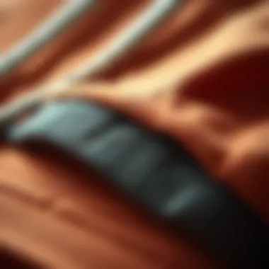 Close-up of cozy fabric textures used in hoodies