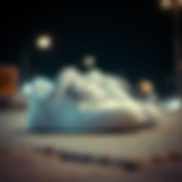 Design Elements of Forum Low Shoes in White Stylish Forum low shoes in white showcasing design features