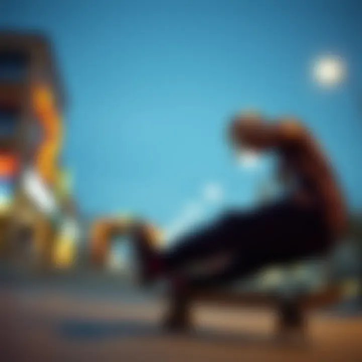 A nostalgic representation of Skate 2's influence on real-world skateboarding culture.